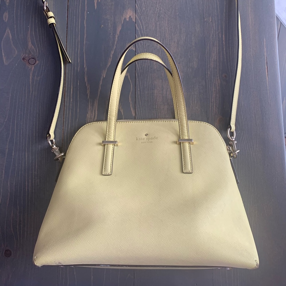 Kate Spade Yellow Satchel